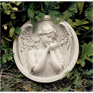 DESIGN TOSCANO Angel Handmade Religious & Spiritual Wall Decor on Polyresin