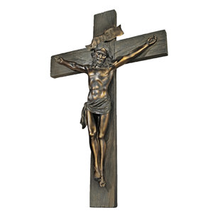 DESIGN TOSCANO Jesus Handmade Religious & Spiritual Wall Decor on Polyresin