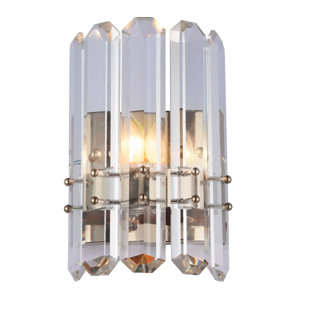 EVERLY QUINN Giusti Iron Flush Mounted Sconce