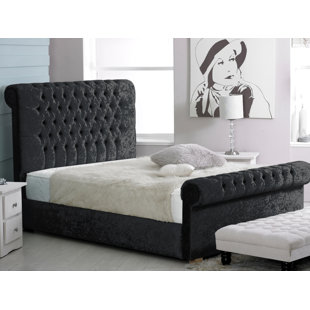 CANORA GREY Coraline Upholstered Sleigh Bed