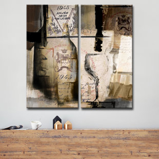 FLEUR DE LIS LIVING " Fine Reserve " by Ready2HangArt™ 2 - Pieces