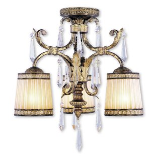 BLOOMSBURY MARKET Deller 3 - Light Semi Flush Mount