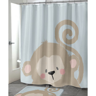 MACK & MILO™ Cheltenham Monkey Single Shower Curtain