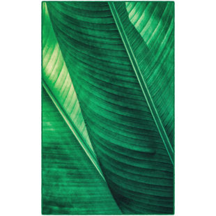 BAY ISLE HOME™ Potts Performance Green Rug
