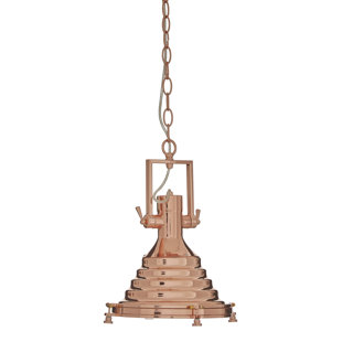 WILLISTON FORGE Addison 1 - Light Copper Cone Pendant