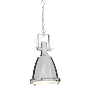 WILLISTON FORGE Addison 1 - Light Chrome Cone Pendant