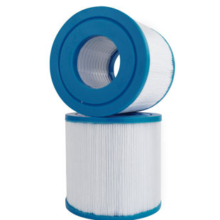 Cyanna Valley Spas Filter in White / Blue (Set of 2)