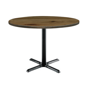 KFI STUDIOS Urban Loft Round Solid Wood Breakroom Table