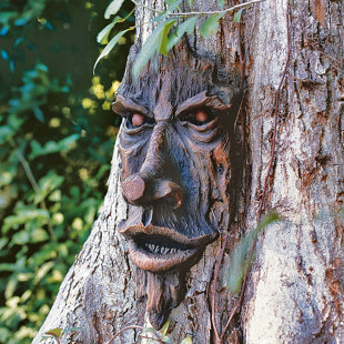 DESIGN TOSCANO Spirit of Nottingham Wood Greenman Garden Wall Decor