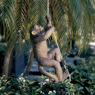 DESIGN TOSCANO Statue Makokou, der kletternde Affe