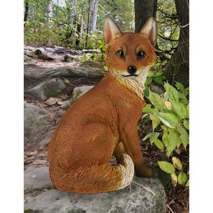 DESIGN TOSCANO Woodie the Woodland Fox Garden Statue