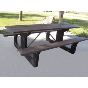 ARLMONT & CO. Myquisha Rectangular 6 - Person Outdoor Dining Set