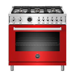 Bertazzoni 36" 5.7 Cubic Feet Freestanding Range