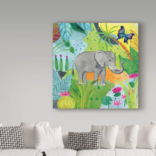 INDIGO SAFARI Canvas Art
