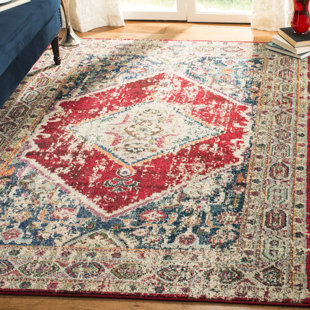LANGLEY STREET® Hertzler Performance Ivory/Red Rug