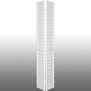 HOME FASHION TECHNOLOGIES 78.85'' Hollow Louvered Bi-Fold Door