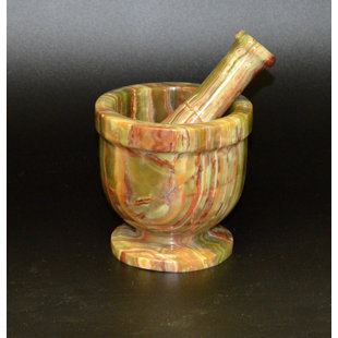 Designs by Marble Crafters Traditional Mortar and Pestle Set