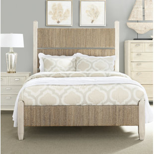 PANAMA JACK HOME Graphite Solid Wood Wingback Bed