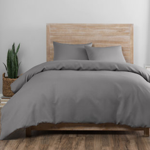 VUE ELEMENTS Nora Modern & Contemporary Percale Duvet Cover Set