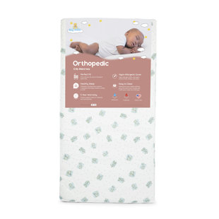 BABY TIME INTERNATIONAL, INC. Big Oshi No 2 Stage Waterproof Standard Crib/Toddler Rectangular Mattress