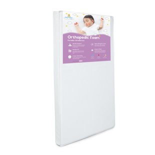 BABY TIME INTERNATIONAL, INC. Big Oshi No 2 Stage Waterproof Mini Crib Rectangular Mattress