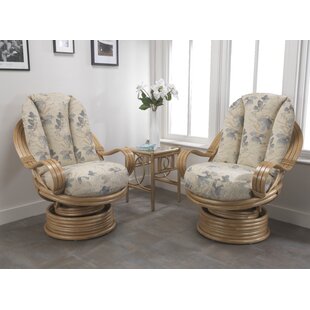 HIGHLAND DUNES Julianna 3 Piece Rocking Chair Set