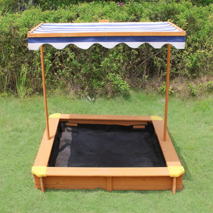 Sunside Sails Winslow 46.5'' x 46.5'' Solid Wood Sandbox