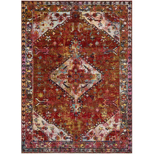 JUSTINA BLAKENEY X LOLOI Silvia Oriental Red Area Rug
