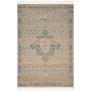 JUSTINA BLAKENEY X LOLOI Cornelia Oriental Handwoven Ocean Sunset Area Rug