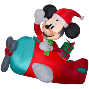 GEMMY INDUSTRIES Disney Hanging Mickey in Plane Inflatable