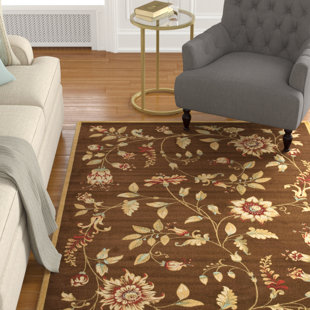 WINSTON PORTER Carolane Performance Floral Rug