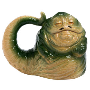 VANDOR LLC Star Wars Jabba the Hutt Sculpted Coffee Mug