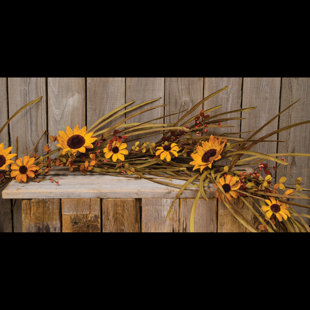 AUGUST GROVE® Grassy Sunflower Garland