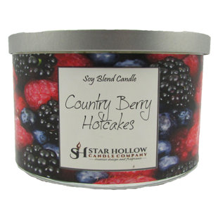STAR HOLLOW CANDLE COMPANY Country Berry Hotcakes Scented Jar Candle