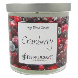 STAR HOLLOW CANDLE COMPANY Cranberry Scented Jar Candle