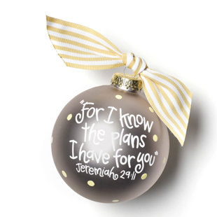 COTON COLORS Glass People Ball Ornament
