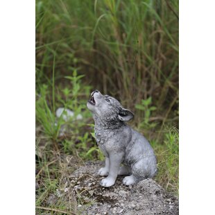 HI-LINE GIFT LTD. Howling Wolf Pup Statue