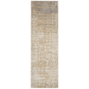WADE LOGAN® Bethlyn Creme/Gold Area Rug