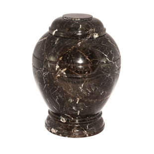FLEUR DE LIS LIVING Shaw Oval Cremation Lidded Urn