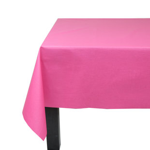FLEUR DE SOLEIL Einfarbige Square Cotton Tablecloth
