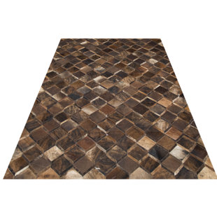 BAKERO Sao Paulo Geometric Hand Woven Brown Area Rug