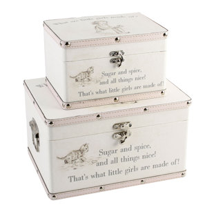 ZOOMIE KIDS Natasha Faux Leather Decorative Trunk
