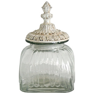 LILY MANOR Glass Jar