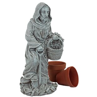 DESIGN TOSCANO St. Fiacre the Gardener's Patron Saint