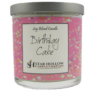 STAR HOLLOW CANDLE COMPANY Birthday Cake Scented Jar Candle