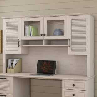 KATHY IRELAND HOME BY BUSH FURNITURE Volcano Dusk Desk Hutch