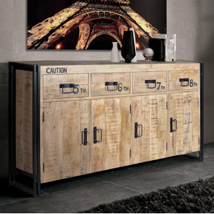 WILLISTON FORGE 165cm Solid Wood Sideboard