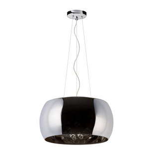 LUCIDE Pearl 6 - Light Chrome Drum Pendant