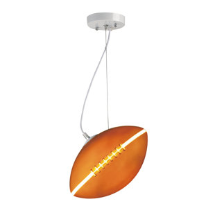 ZOOMIE KIDS Ciaran 1-Light Sports Football Pendant