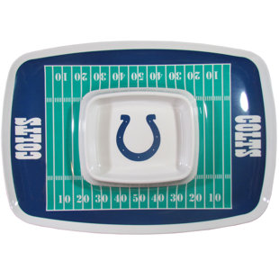 SISKIYOU PRODUCTS NFL Melamine Chip and Dip Platter
